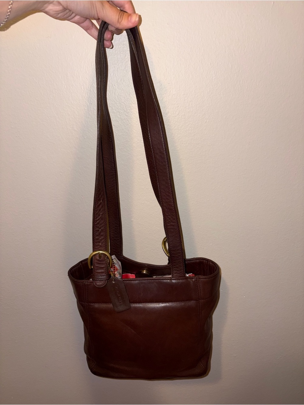 Vintage Brown Coach ‘Waverly Soho’ Shoulder Bag Leather 4157